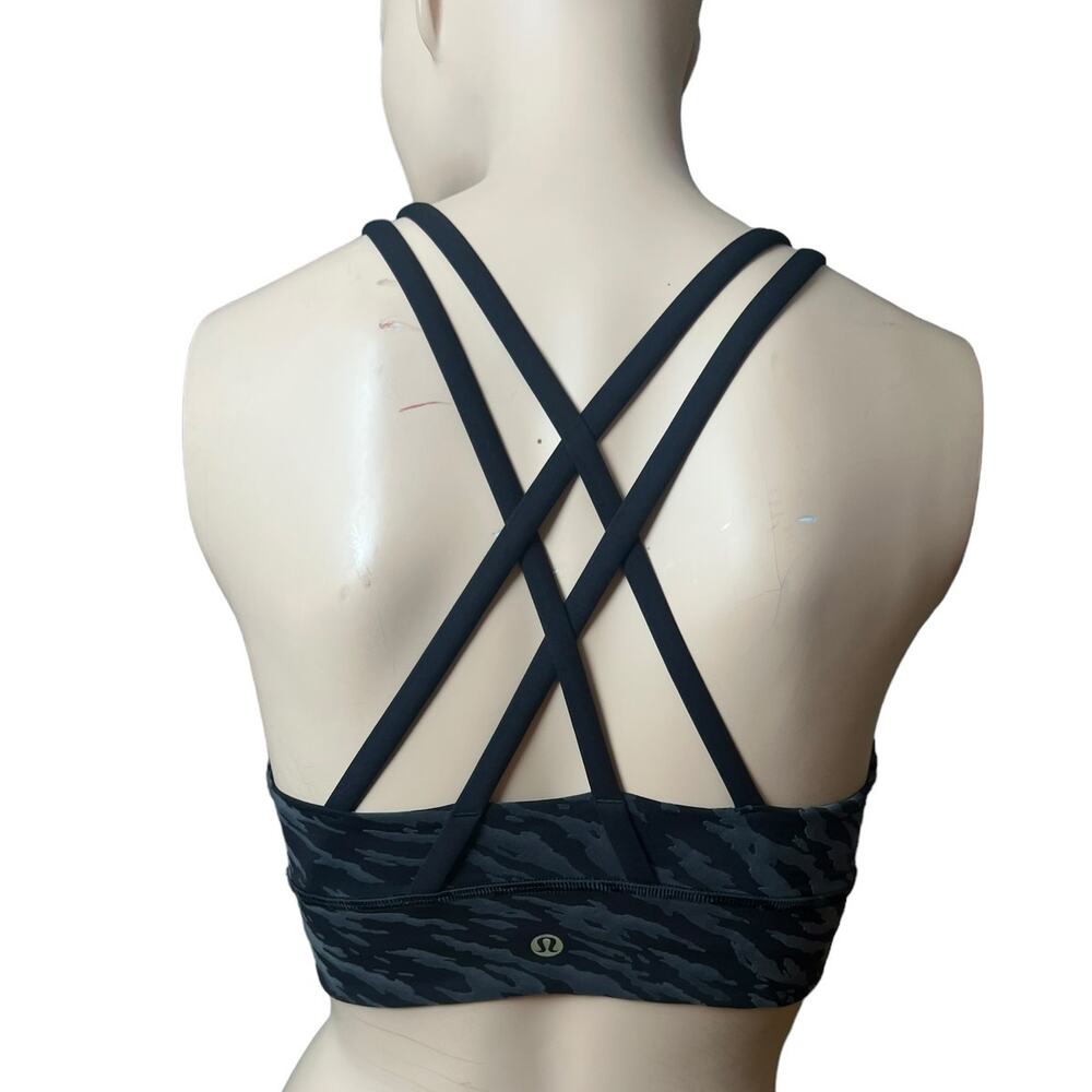 Lululemon Energy Bra Long Line Lunar New Year Size 6 Preowned Good Conditions - Picture 3 of 9